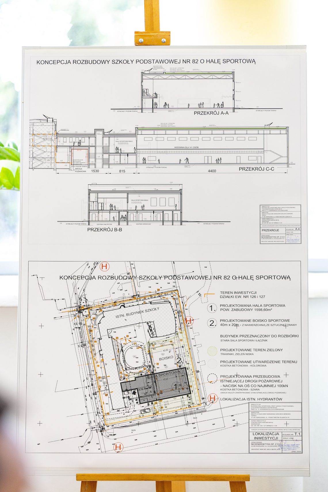 Nowoczesna hala sportowa przy SP82