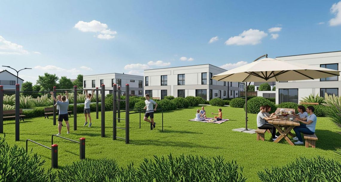 Osiedla przyszłości pod Warszawą – dlaczego nowoczesne osiedla stawiają dziś na relacje i przestrzeń wspólną?