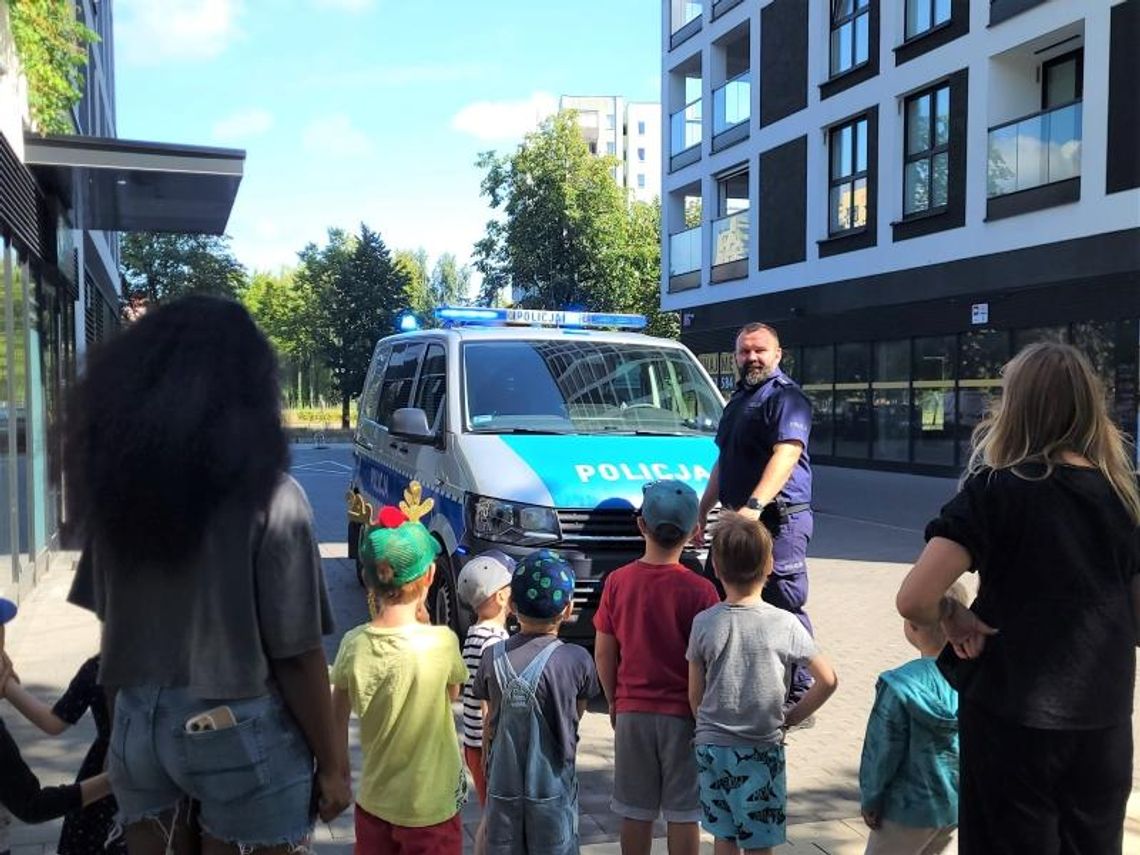 Policjanci z wizytą w przedszkolu